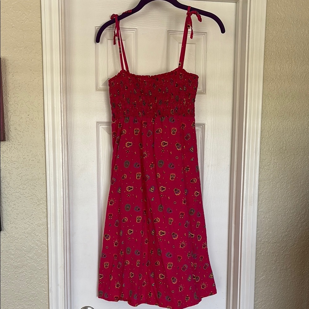 Divided Hot Pink Skully Dress